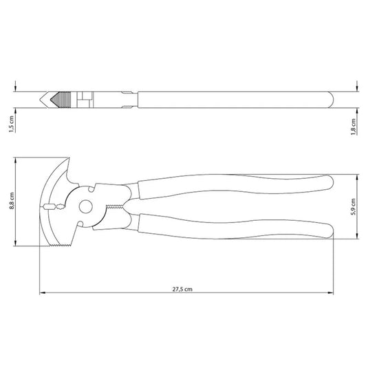 Alicate Fazendeiro 10" Tramontina com Empunhadura em PVC