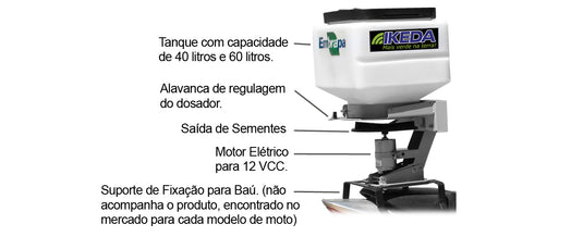 Moto Semeadora MS40 - Ikeda