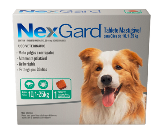 Nexgard Caixa com 1 Comprimido