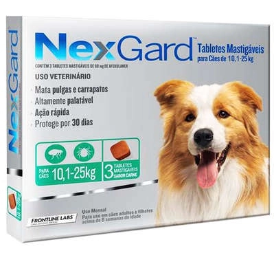 Nexgard Caixa com 3 Comprimidos